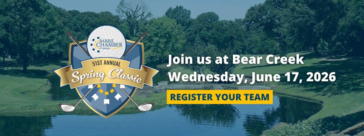 2026 Barrie Chamber, 51st Spring Classic Golf Tournament