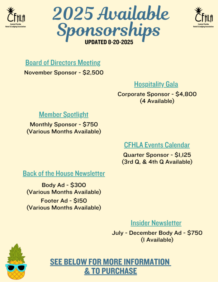 Available 2025 Sponsorships as of 8-20-25 - For Website Available 2025 Sponsorships as of 8-20-25 - For Website