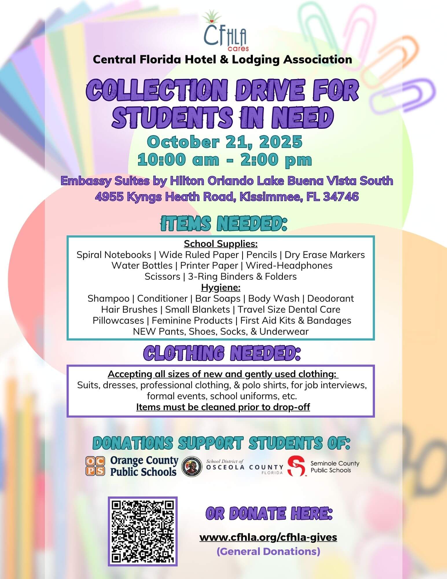 Oct. 2025 CARES Drive