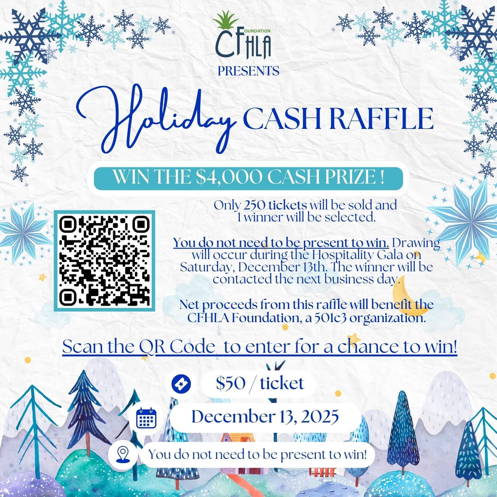 Social - 2025 Holiday Cash Raffle