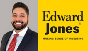 Dominic Valdez Edward Jones Financial Planner Claremont and Upland. Premiere Marketing Sponsor for Claremont Village Venture Arts & Crafts Festival
