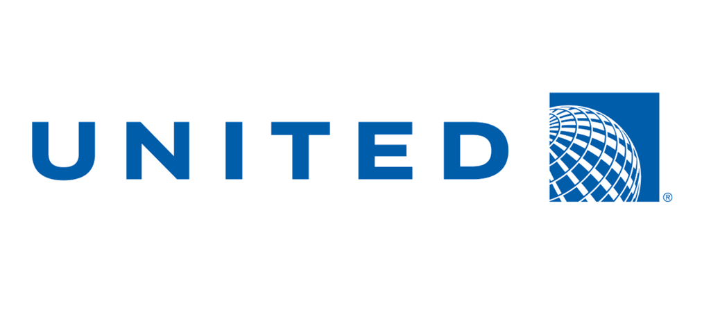 United Airlines white no background