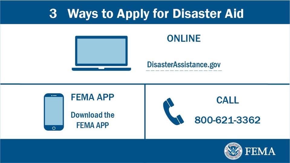 FEMA Apply for Disaster Aid