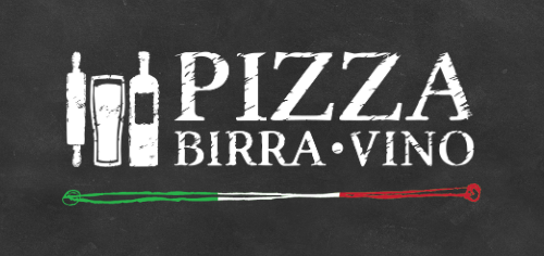 Pizza Birra Vino logo with background