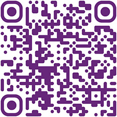 Kind Kiosk donation QR code purple no white