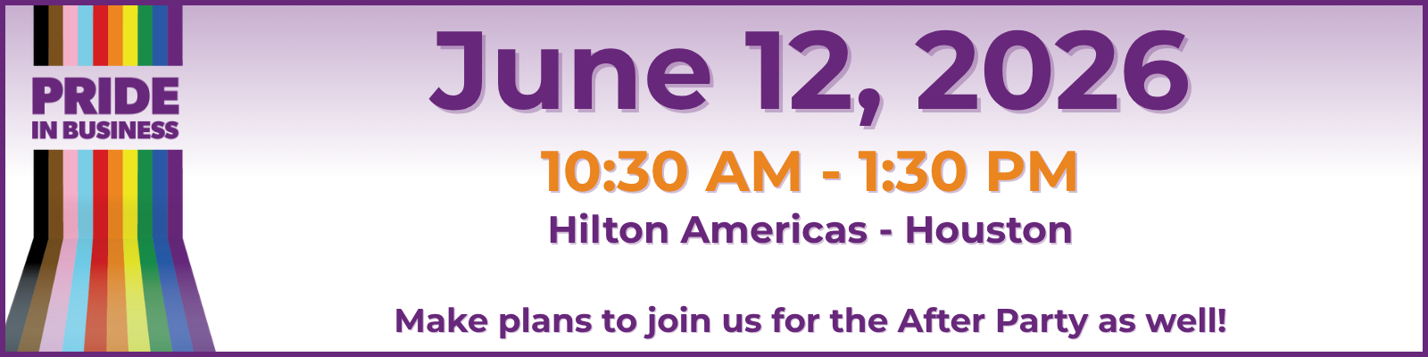 2026 Pride In Business Banner for landing page