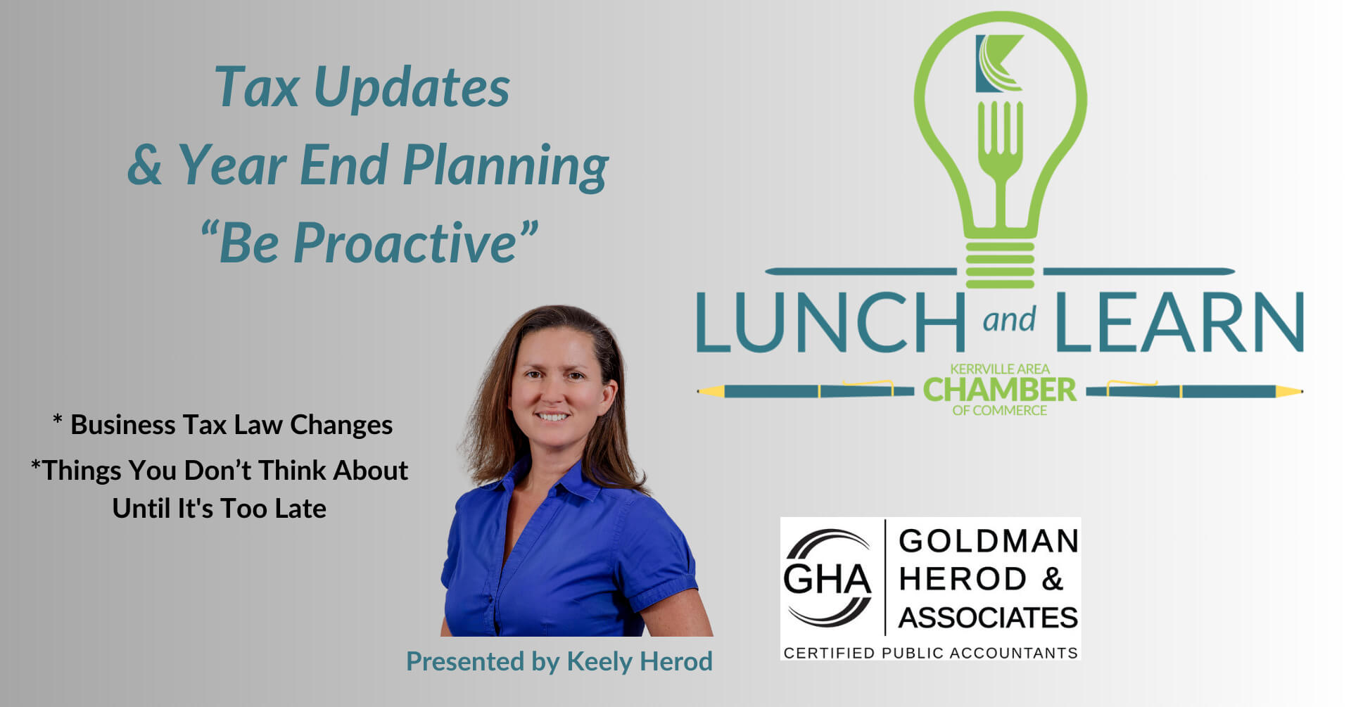 December 10th - Lunch and Learn