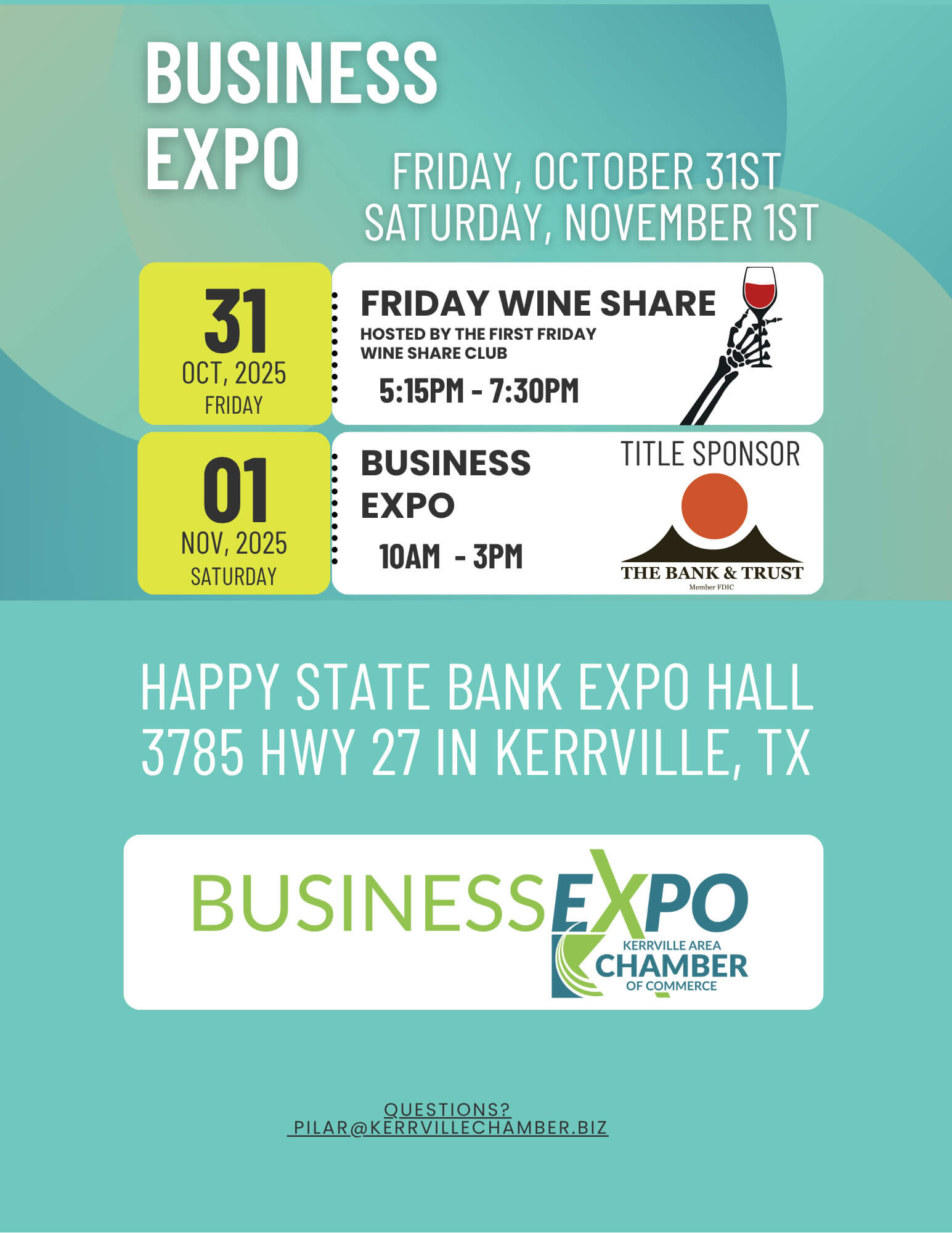 Business Expo - New Dates 8.5 x 11