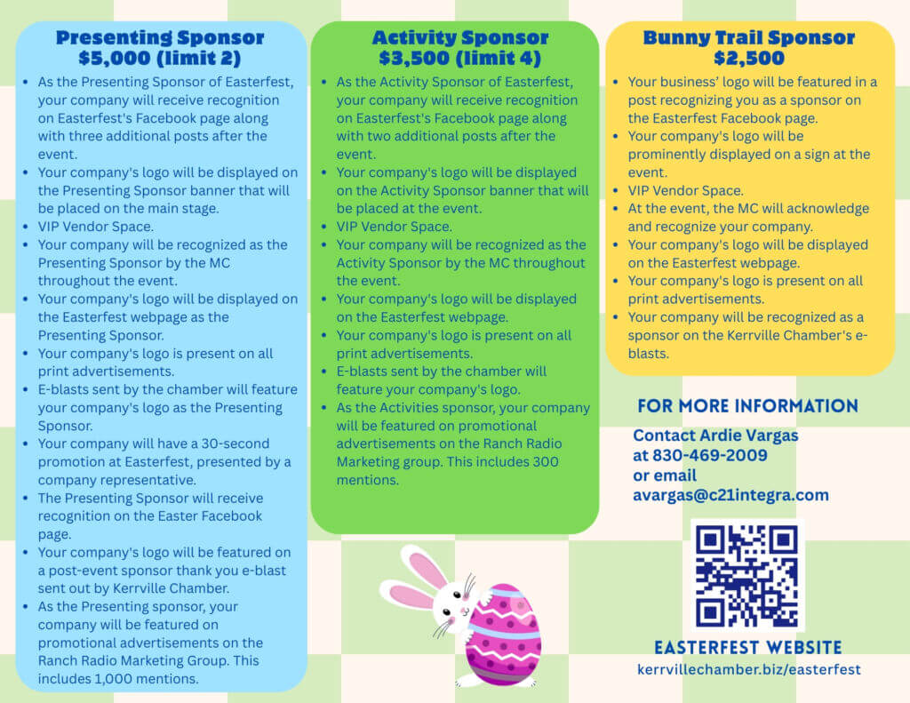 Easterfest Sponsors page 2