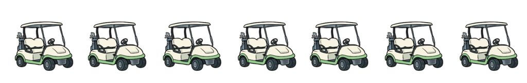 GOLF CART BANNER