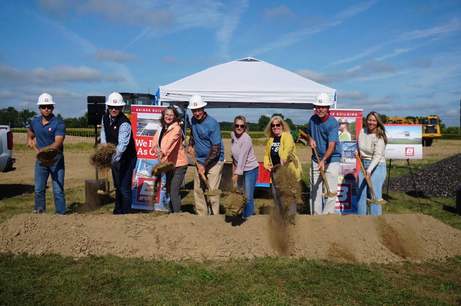 Almco Steel Ground Breaking Almco Steel Ground Breaking