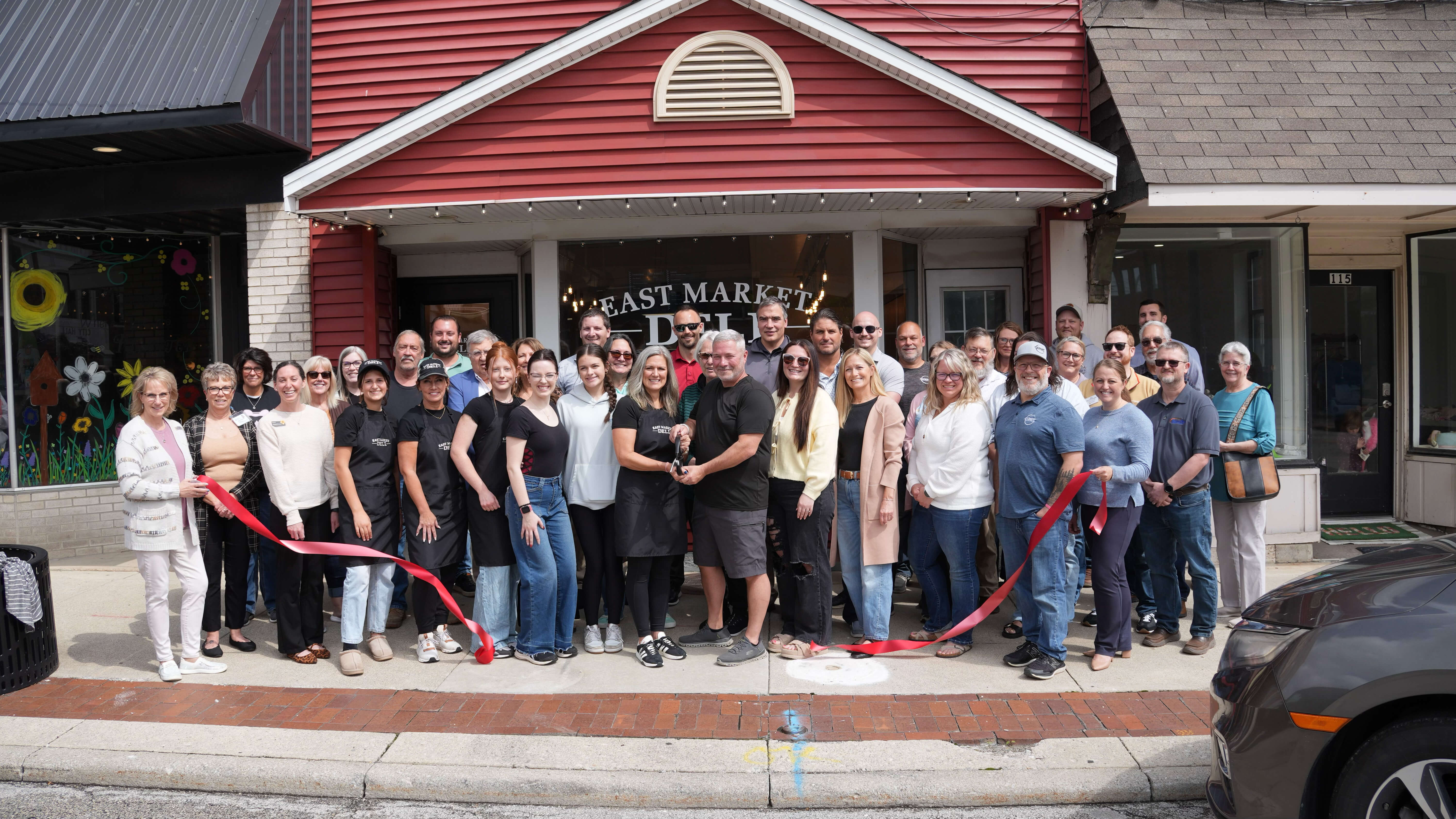 00 East Market Deli Ribbon Cutting