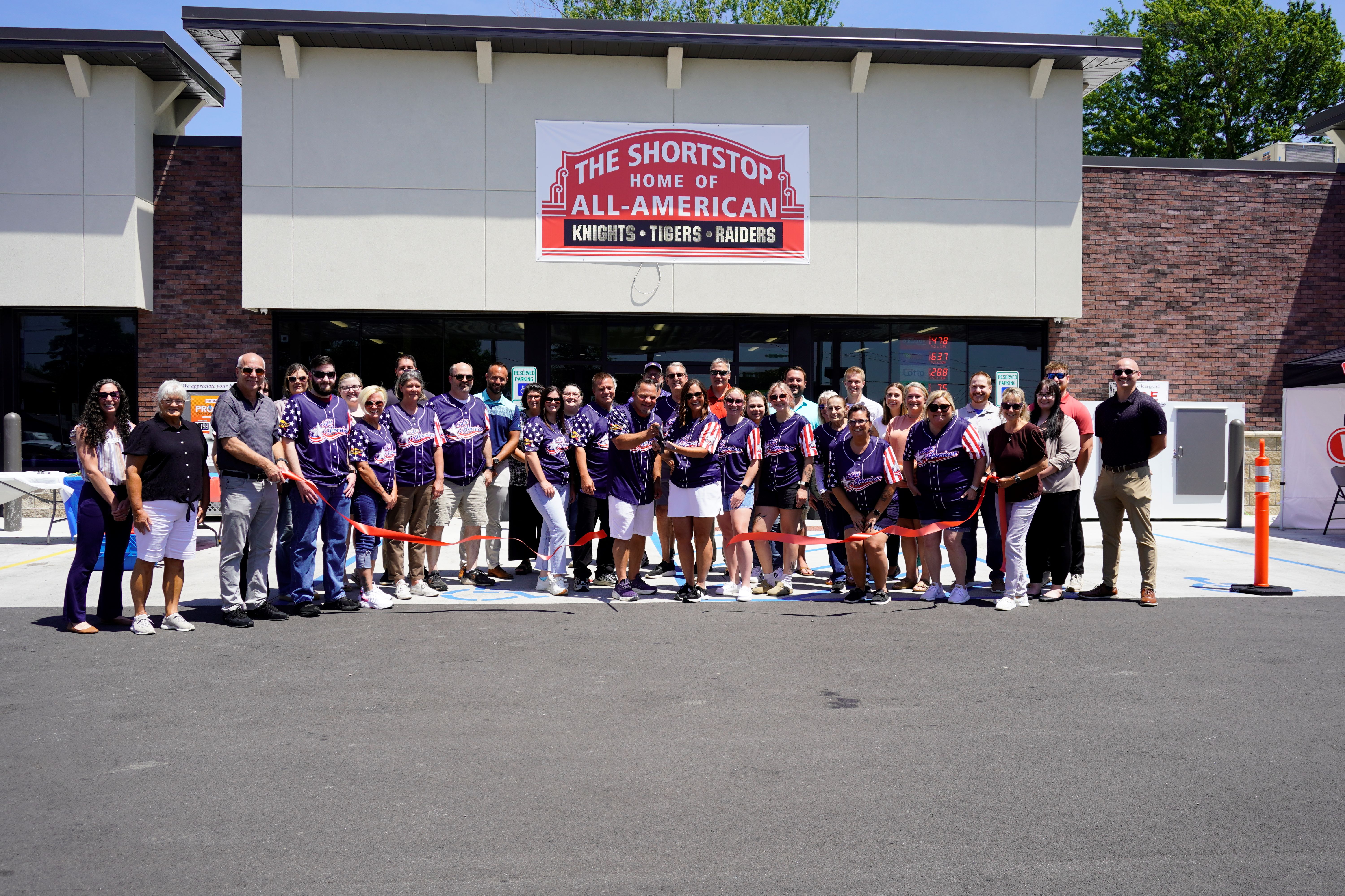 Shortstop Gas Station Ribbon Cutting