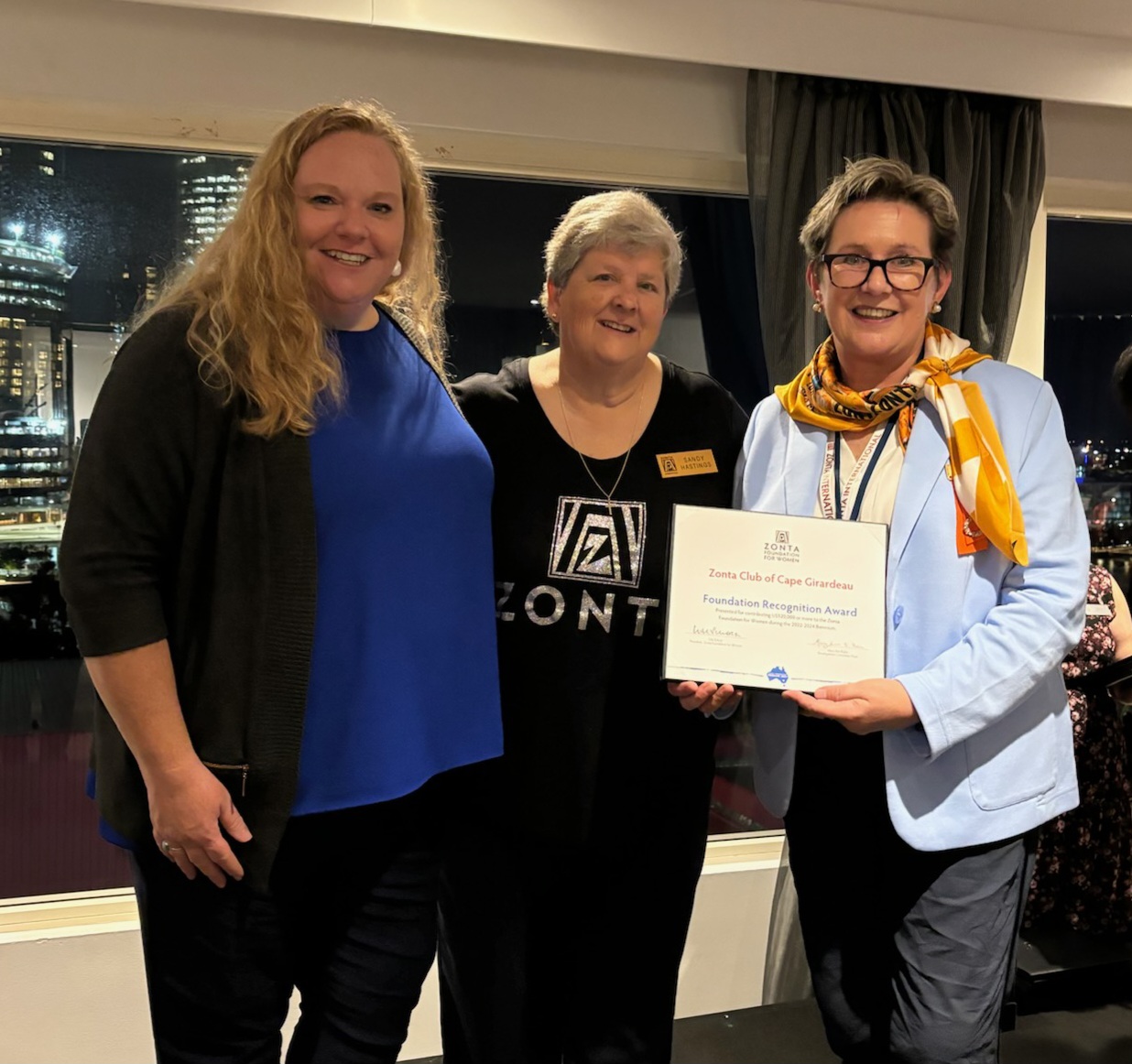 Zonta Club of Cape Honored for Exceptional Philanthropic Contributions (1)