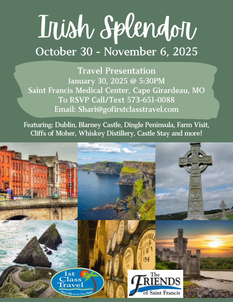 Irish Splendor January Travel Show