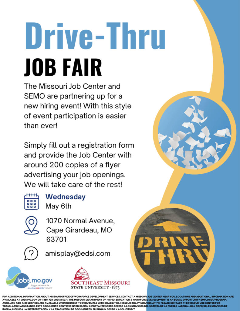 Employer Side Drive Thru Job Fair Employer Side Drive Thru Job Fair