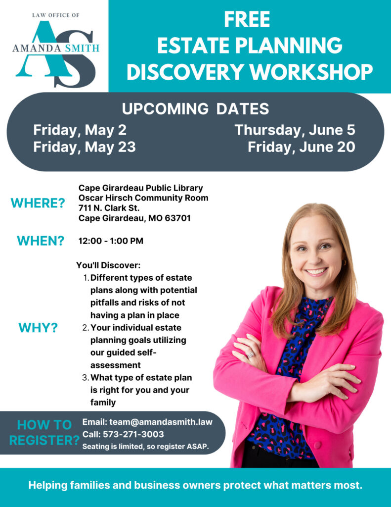 Estate Planning Discovery Flyer_May & June 2025 Estate Planning Discovery Flyer_May & June 2025
