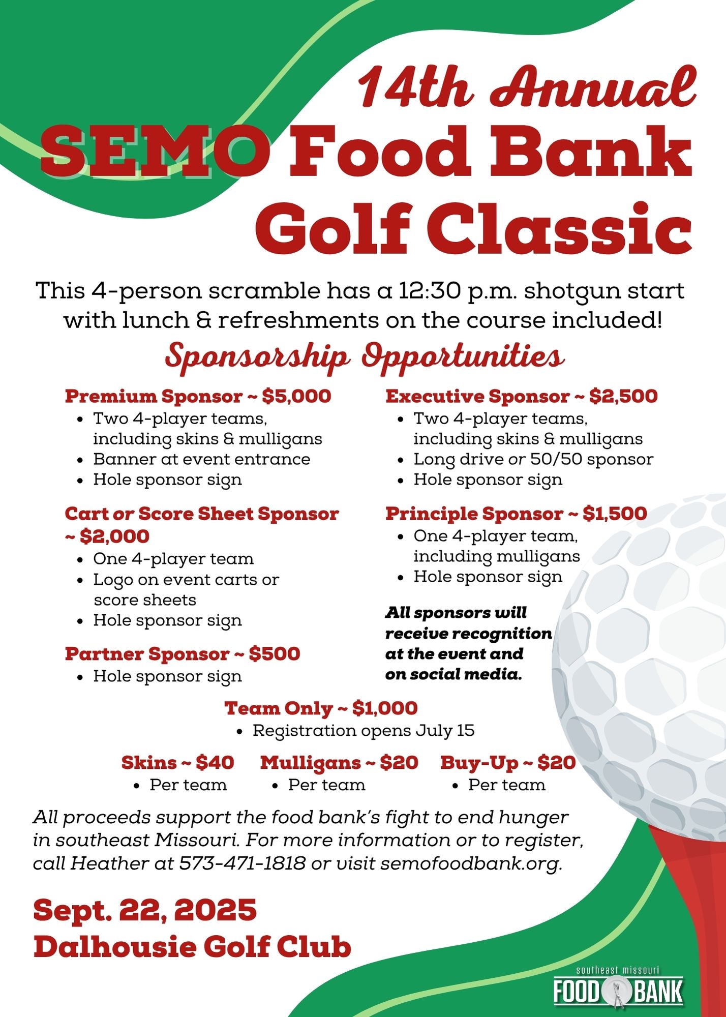 Golf Flyer 25 (5 x 7 in) Golf Flyer 25 (5 x 7 in)