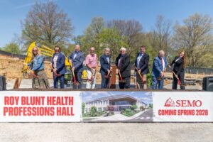 Groundbreaking photo for Blunt Health Sciences Hall at SEMO