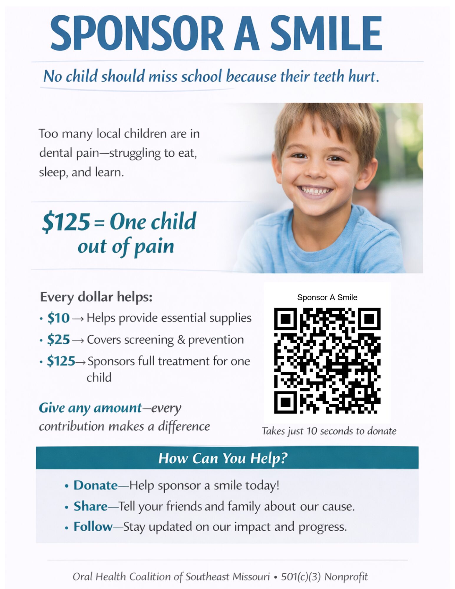 Sponsor a Smile Campaign General