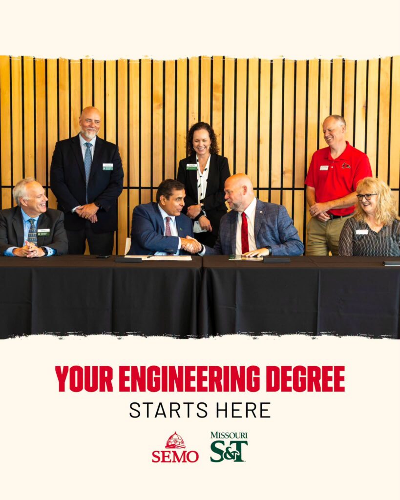 Signing of Engineering Degree agreement