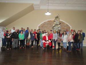 Chamber Members and Santa