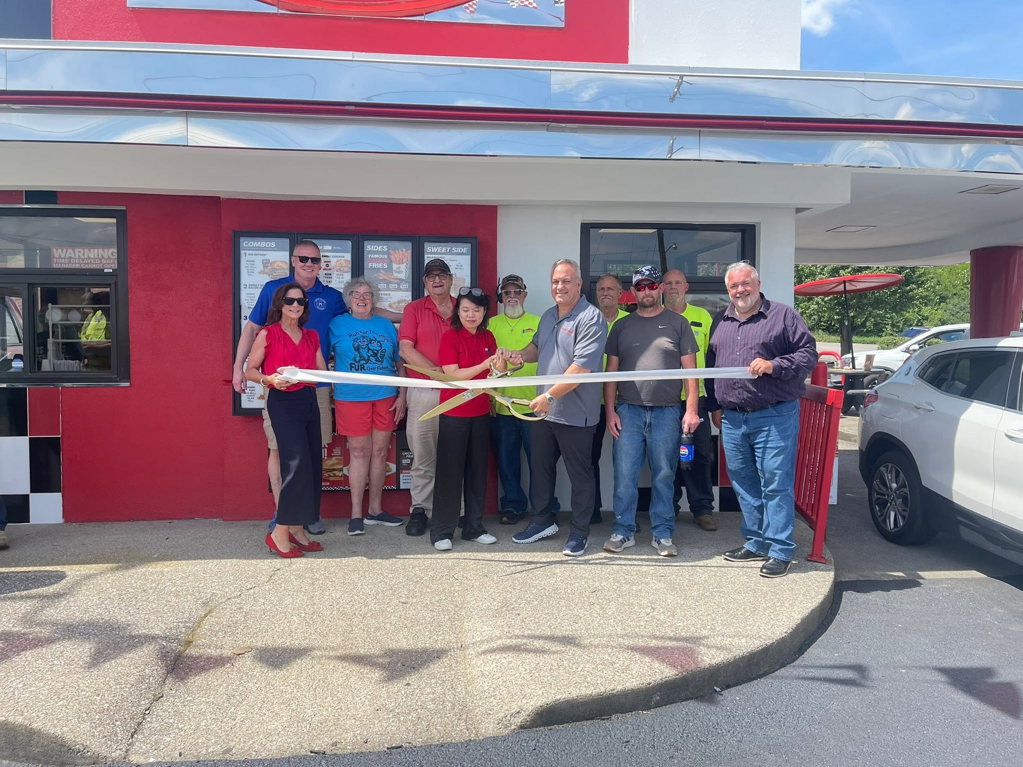 Rally's Winchester Ribbon Cutting