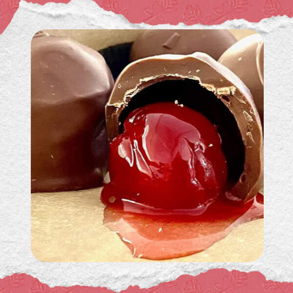 Valentine's Day Candy Hand Dippd Chocolate Covered Cherries