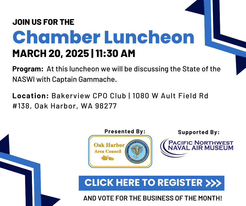 March Chamber Luncheon - Bakerview CPO Club | 1080 W Ault Feild Rd #138, Oak Harbor, WA 98277