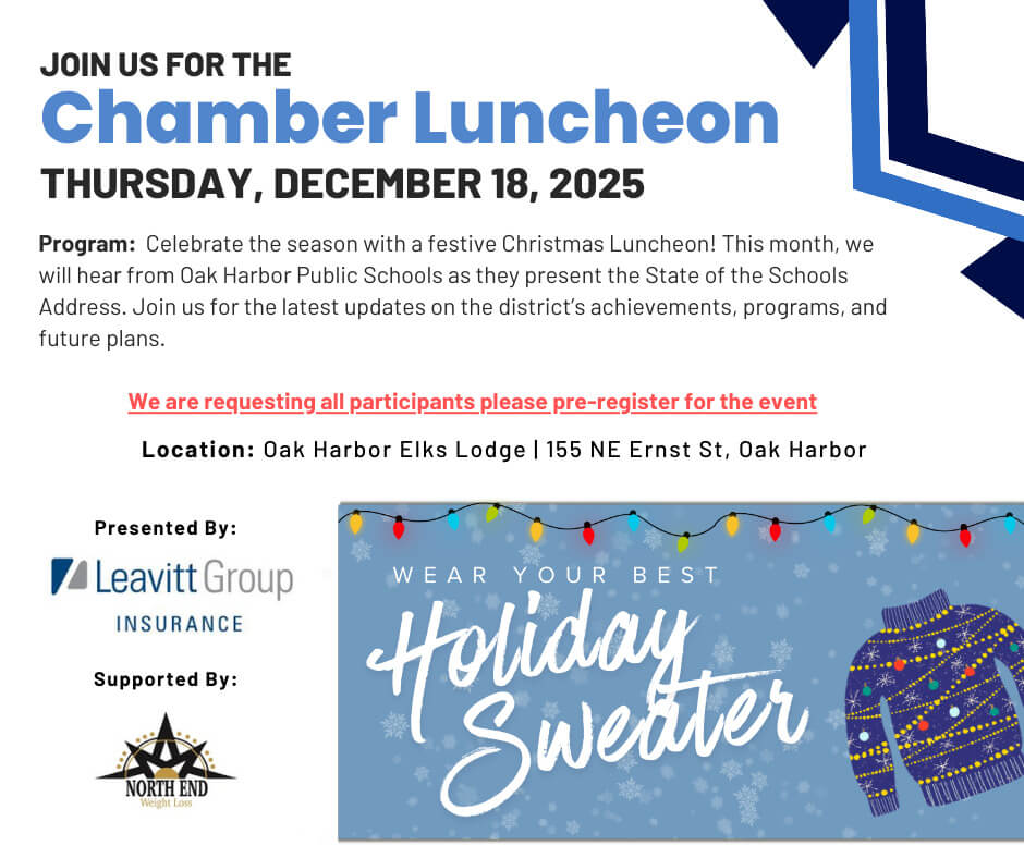 December Chamber Luncheon - December 18, 2025 Holiday Party at the Elks Lodge