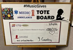 st judes childrens hospital check from fundraiser