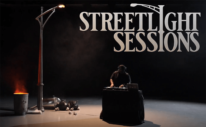 screenshot of the new WKAR music series Streetlight Sessions, premiering Sunday, March 29 on WKAR's YouTube channel.