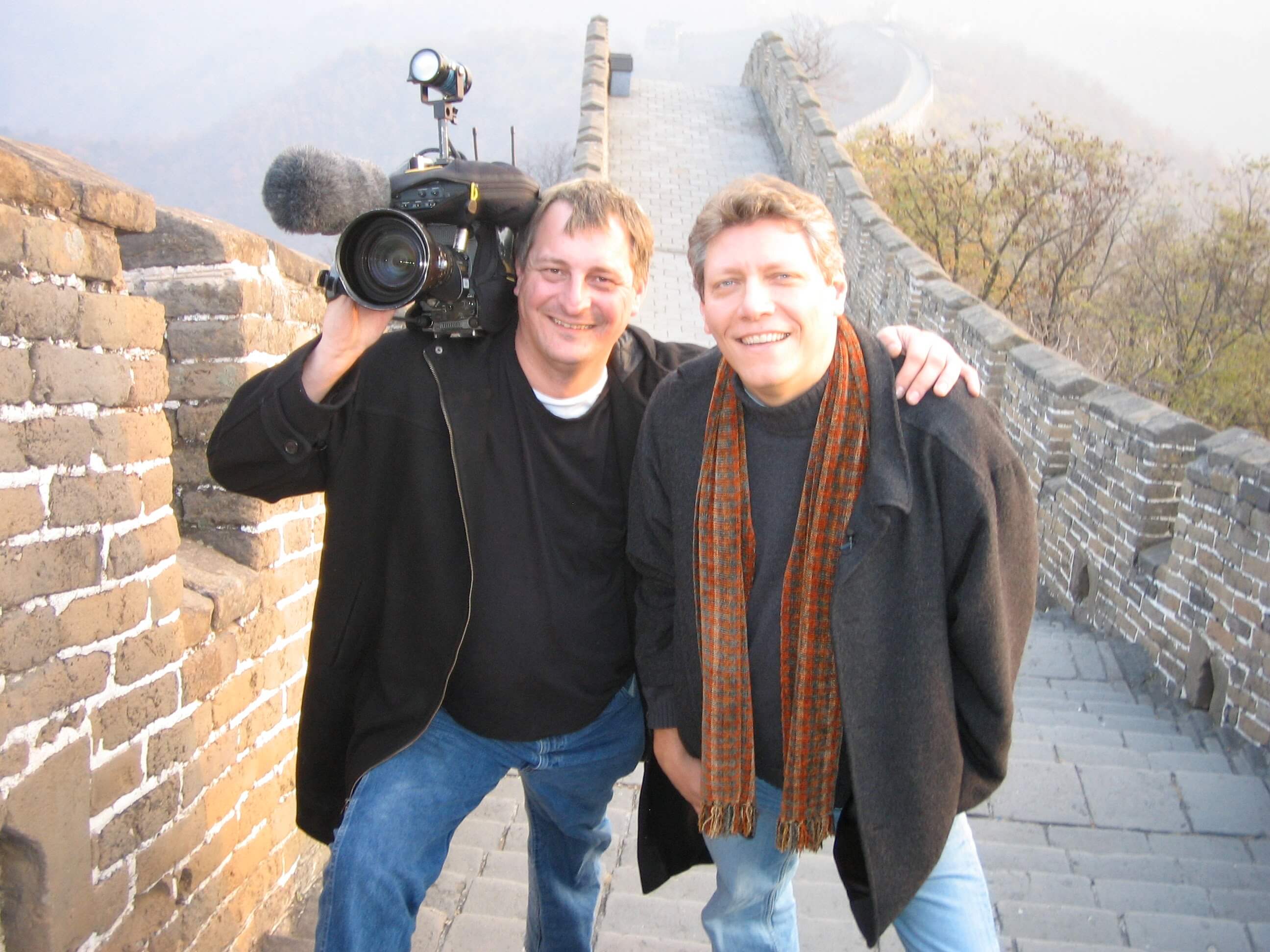 Devin Scillian at the Great Wall of China