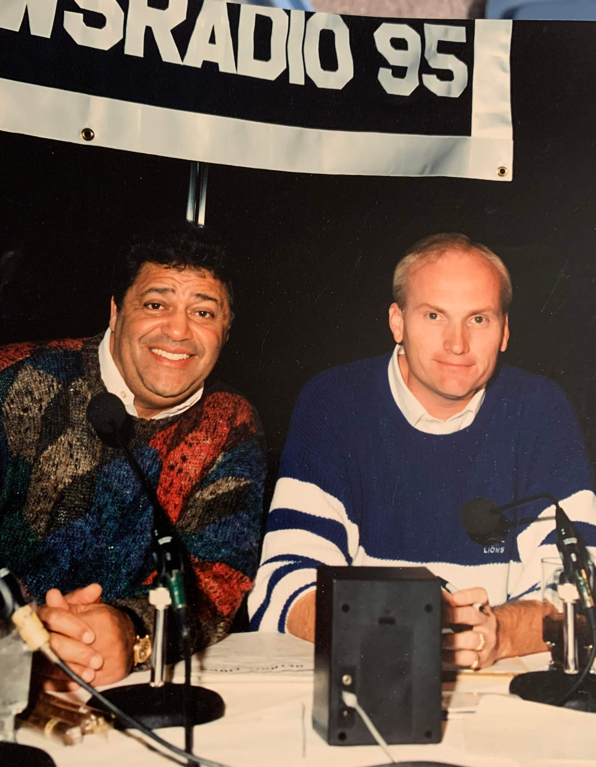 Mark Champion at a broadcasting event