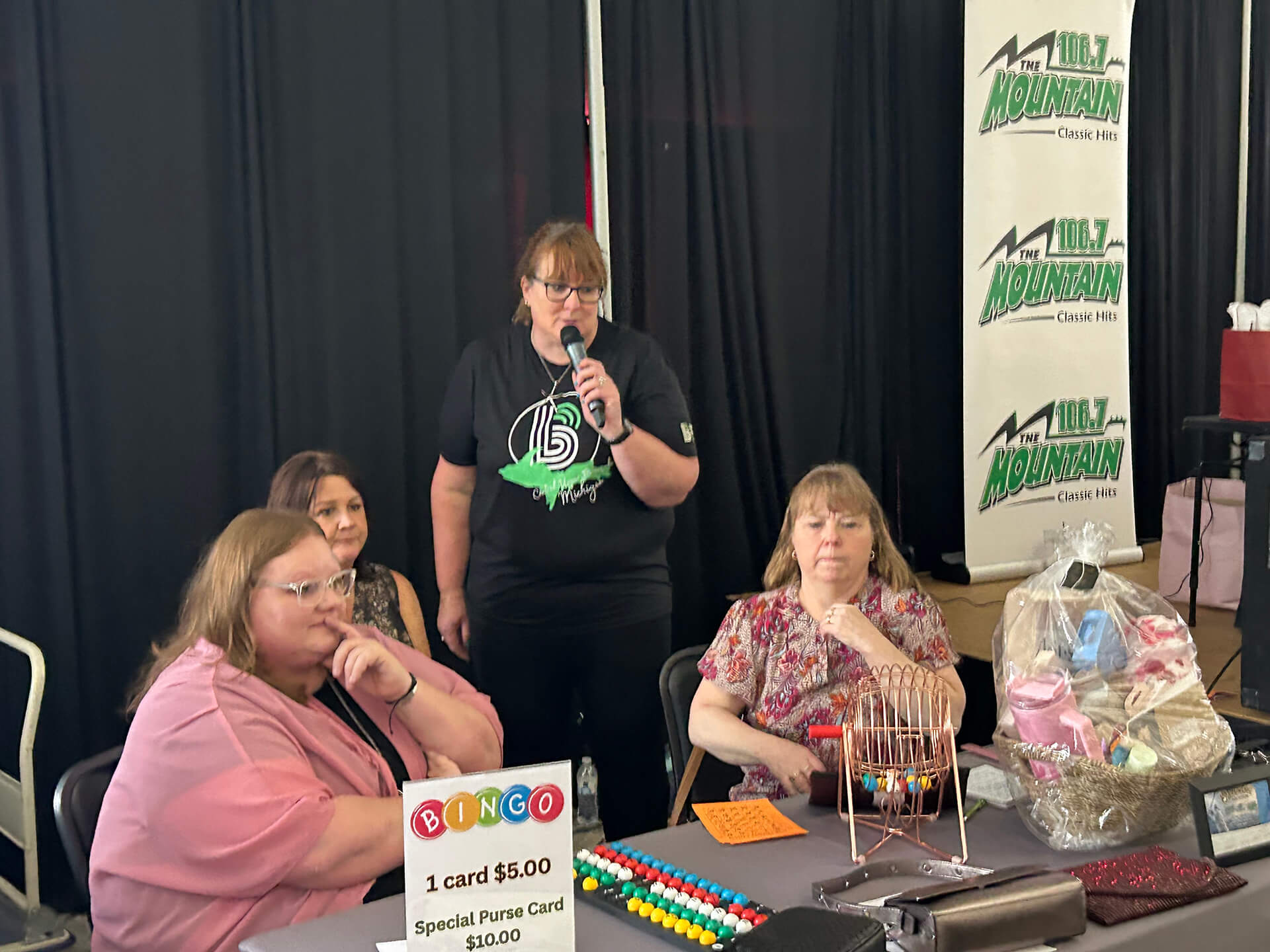 Trisha Peterson at a broadcasting event