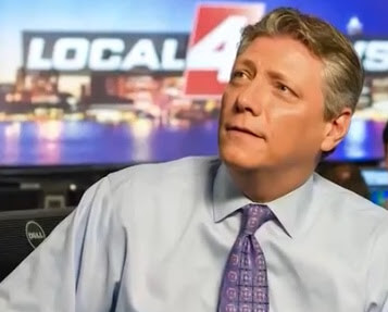 Devin Scillian in the newsroom