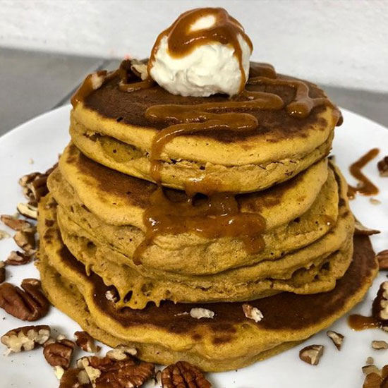 Stack of Pancakes at Fork and Spoon Lemont