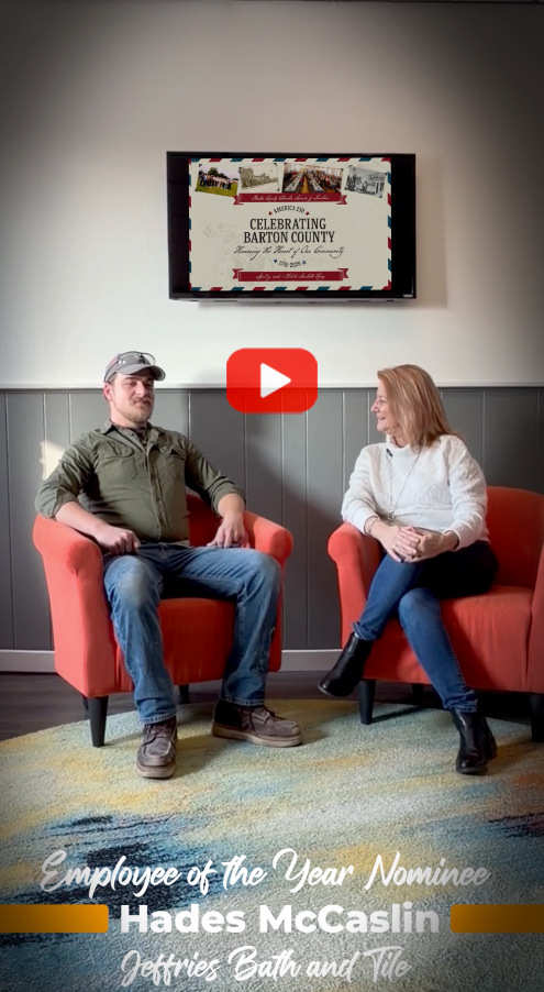 Barton County Chamber - Employee of the Year Nominee - Hades McCaslin -