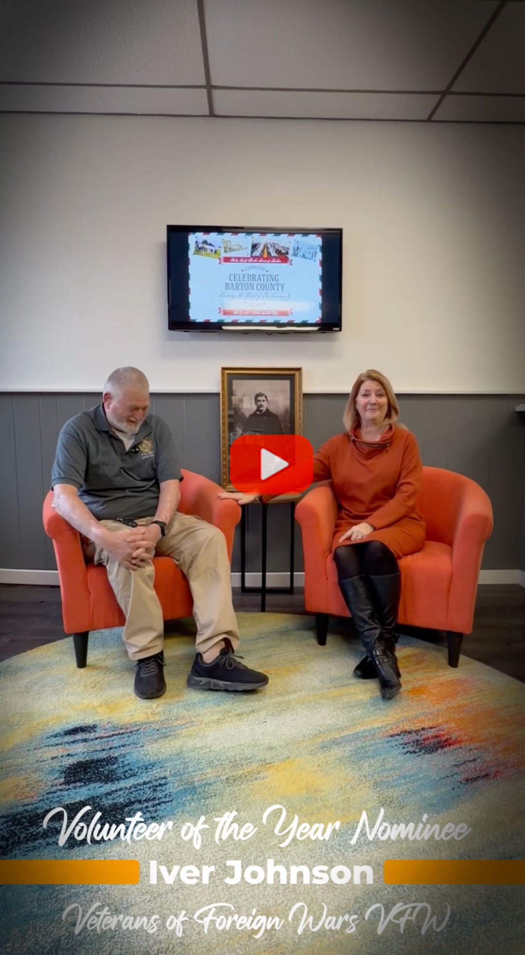 Barton County Chamber of Commerce - Volunteer of the Year Nominee - Iver Johnson ~ VFW