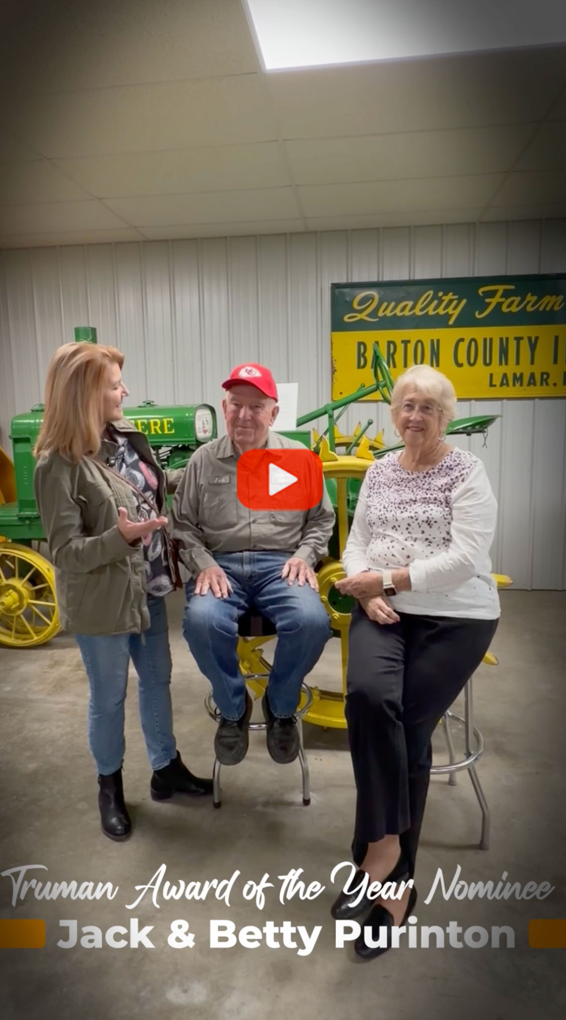 Jack & Betty Purinton Truman Award Nominee