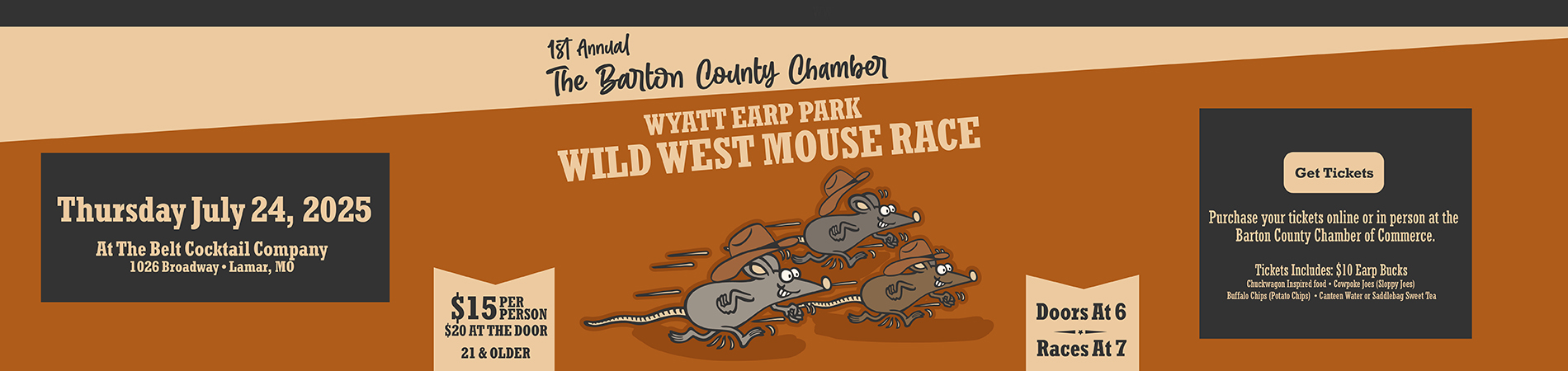 Wyatt Earp Park - Wild West Mouse Race -