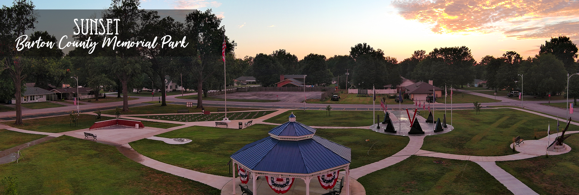 memorial-park_Panorama Barton County Memorial Park - Lamar Missouri