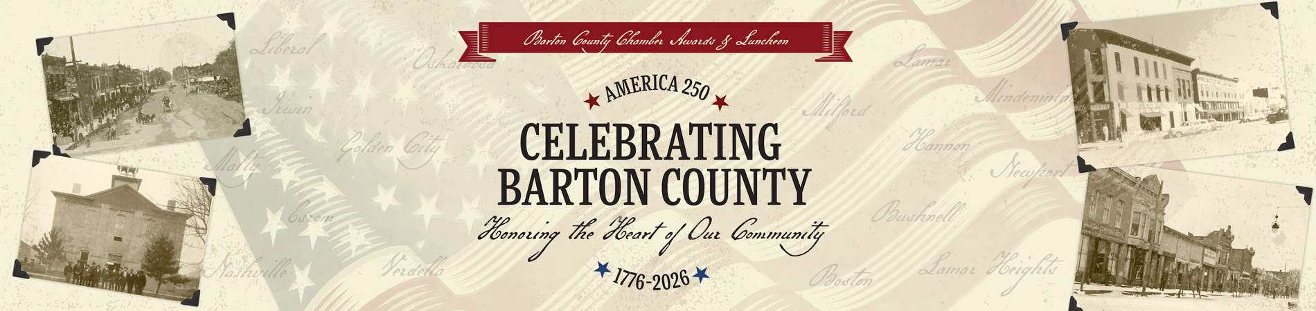Barton County Chamber of Commerce Annual Awards Luncheon - Celebration America's 250th