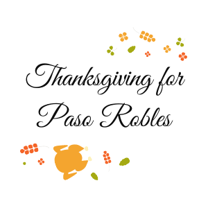 thanksgiving for Paso Robles logo