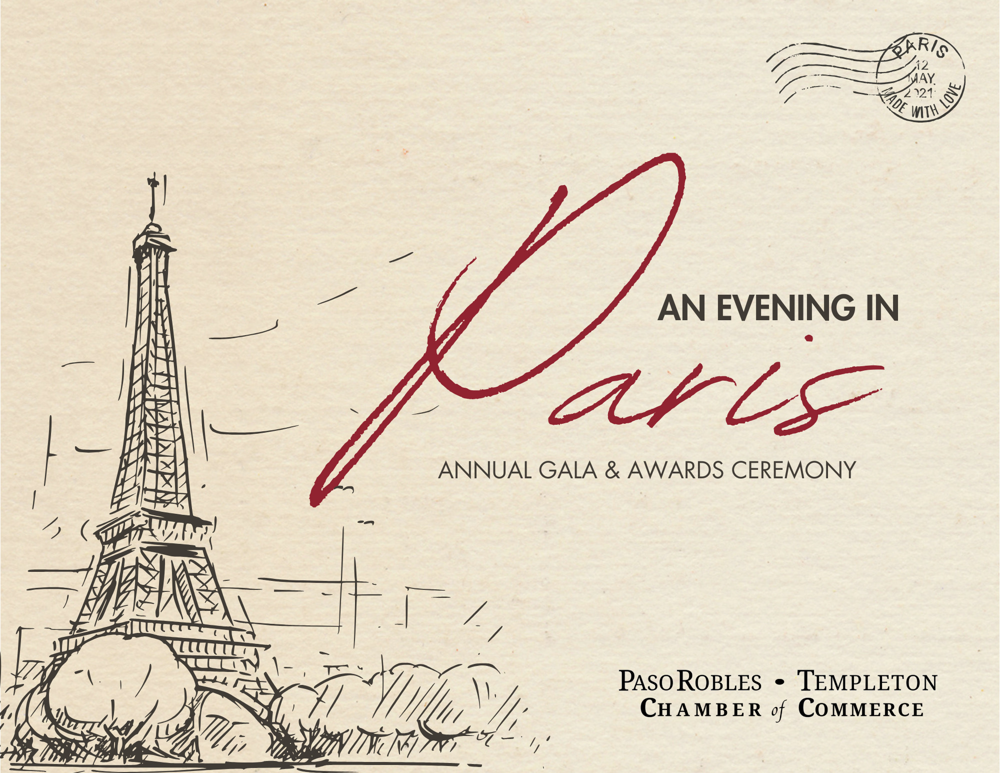 Annual Gala Event Graphic for Site