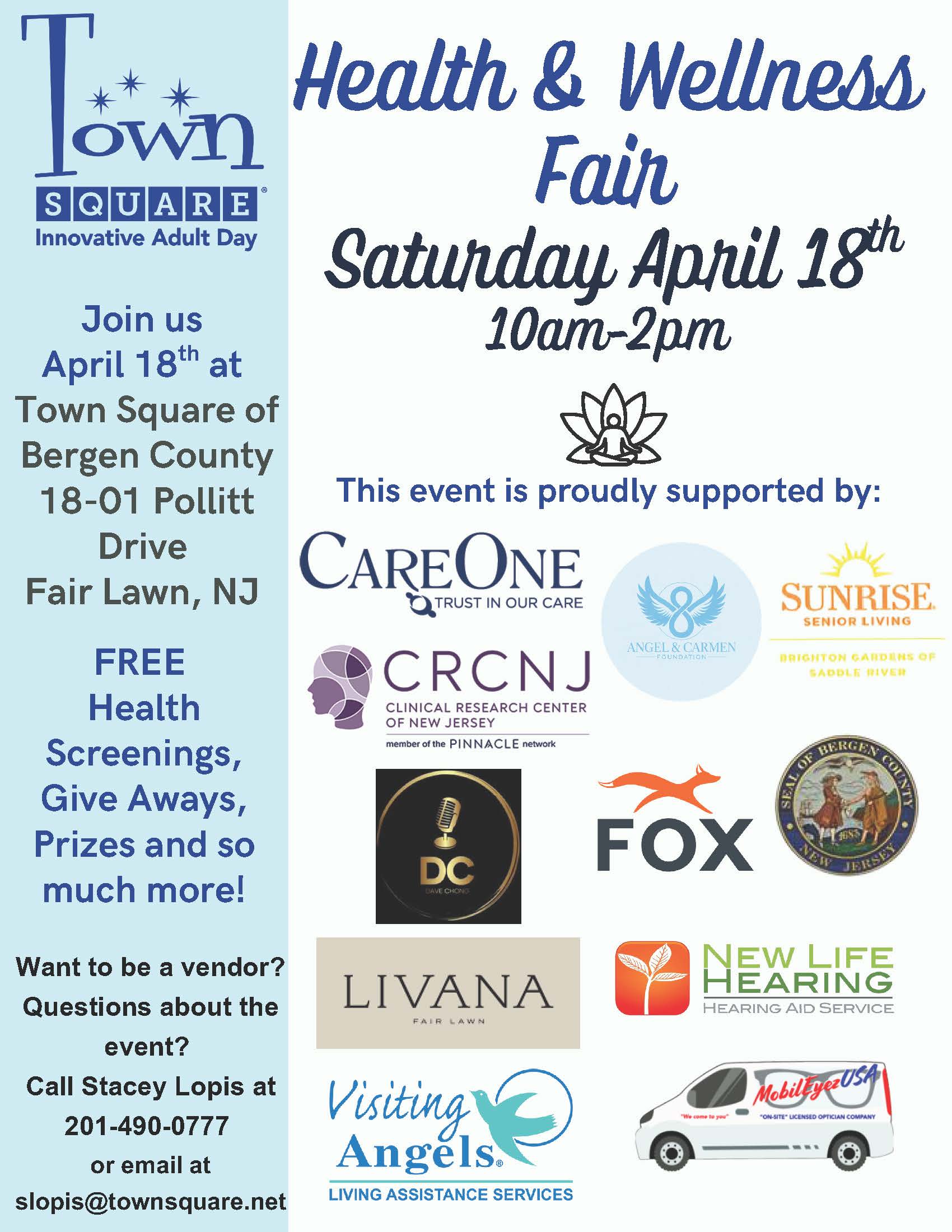 Town Square Health Wellness Fair04-18-25