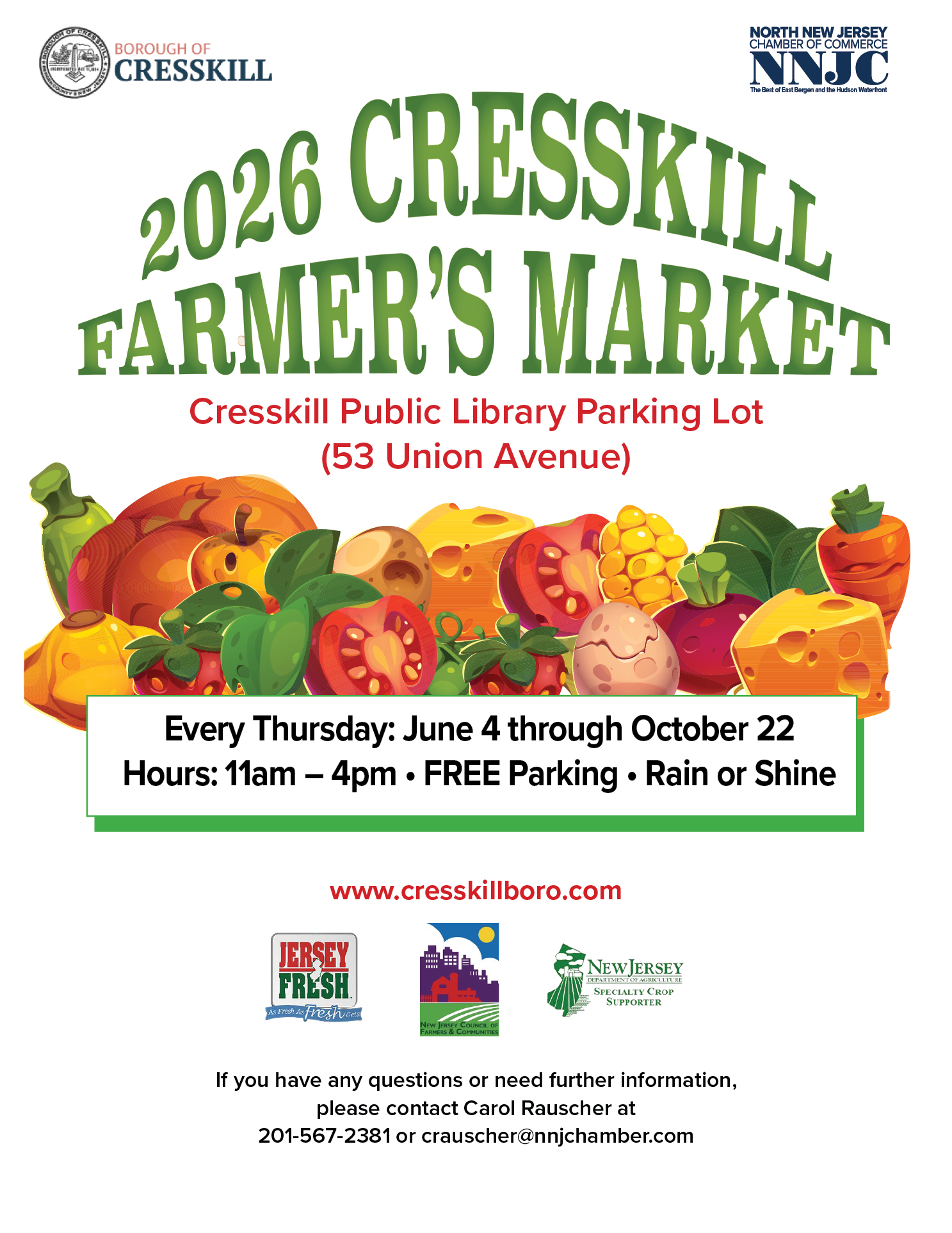 2026 Cresskill Farmer's Flyer 2026 Cresskill Farmer's Flyer
