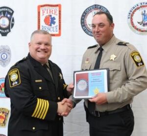 2025 Valor Awards (3) Sheriff Falls with Sgt. James Arrington