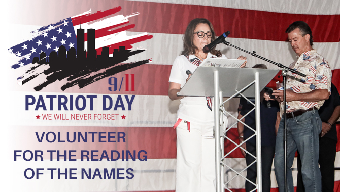 volunteer to read names on september 11