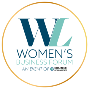 2026 WE LEAD Annual Women's Business Forum Logo